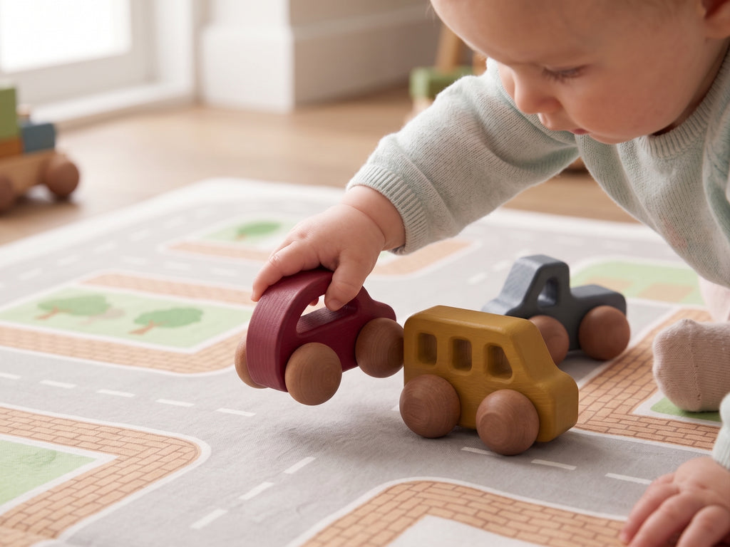 Montessori Bebek Araba Eğitici Oyuncak 3lü set