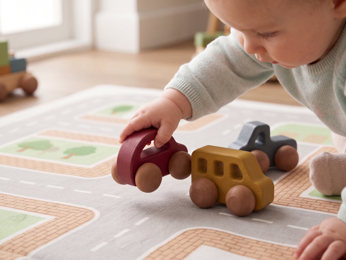Montessori Bebek Araba Eğitici Oyuncak 3lü set