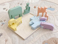 Hayvanlar Bulmacası Tangram - Montessori Bebek Oyuncağı